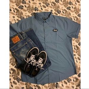 Brixton button up “mechanic” short sleeve